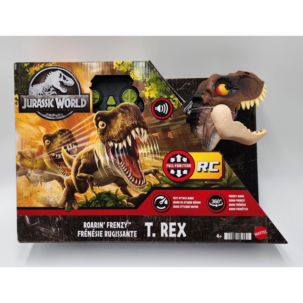 Jurassic World Roarin Frenzy T Rex RC Vehicle